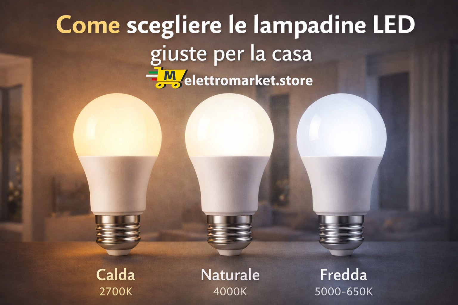 Come scegliere le lampadine LED giuste per la casa