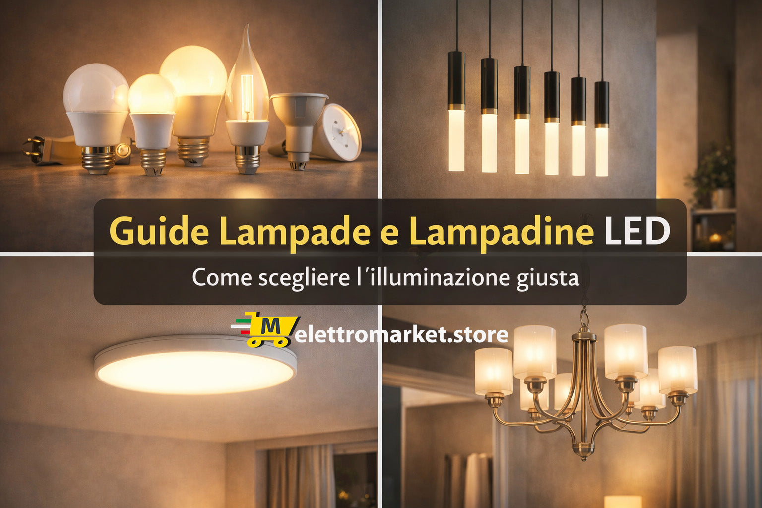 Guide lampade e lampadine LED: come scegliere l'illuminazione giusta