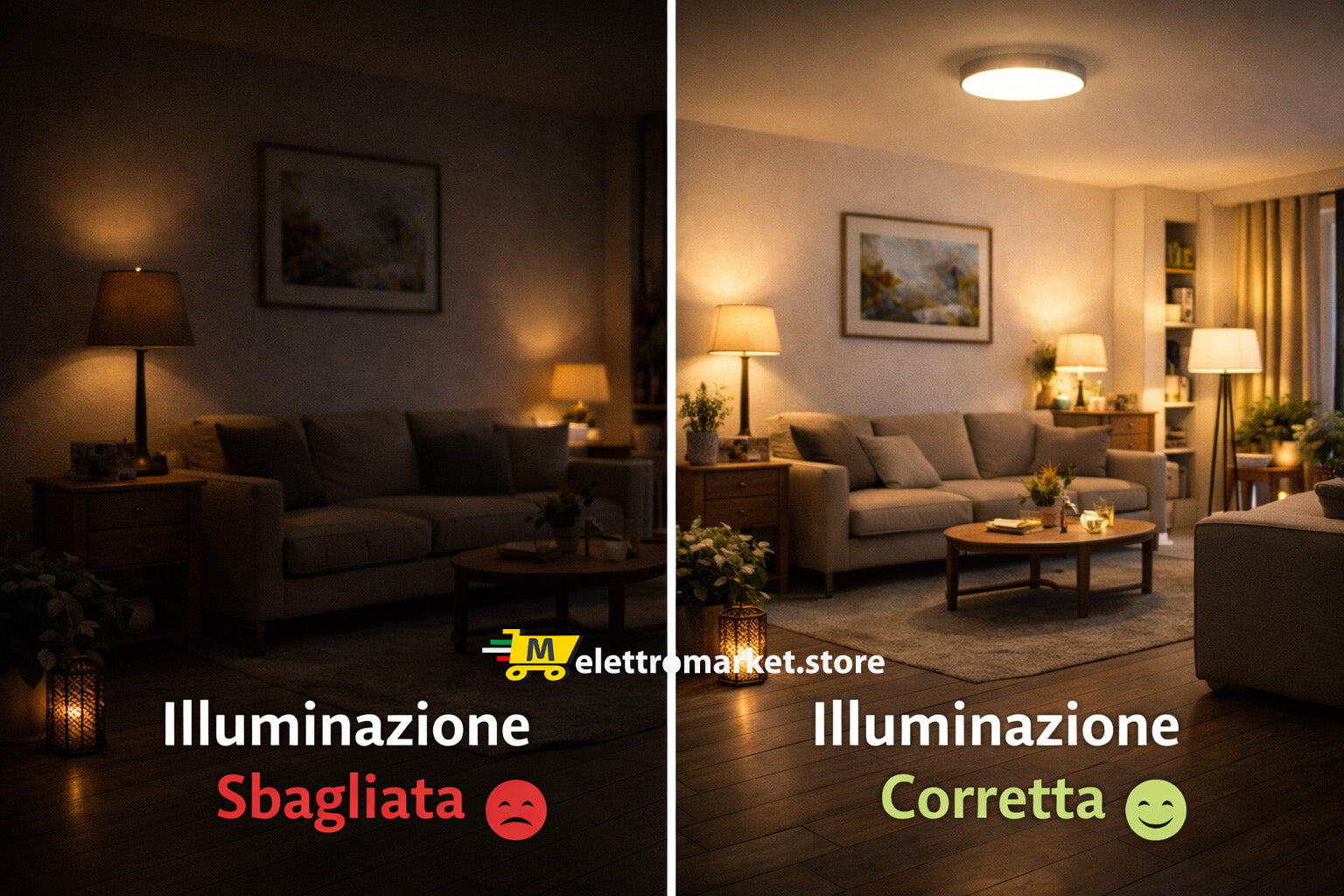 errori comuni illuminazione casa lampade e luce ambiente