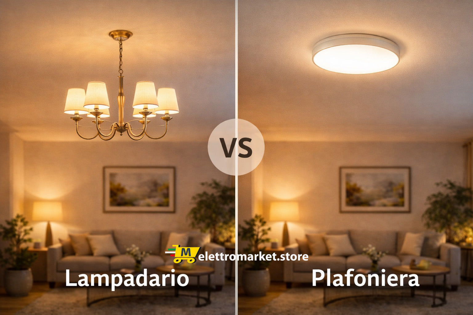 Lampadari o plafoniere: quale scegliere per la tua casa