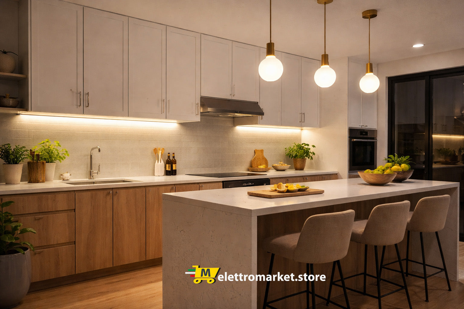 Come illuminare la cucina in modo funzionale ed elegante