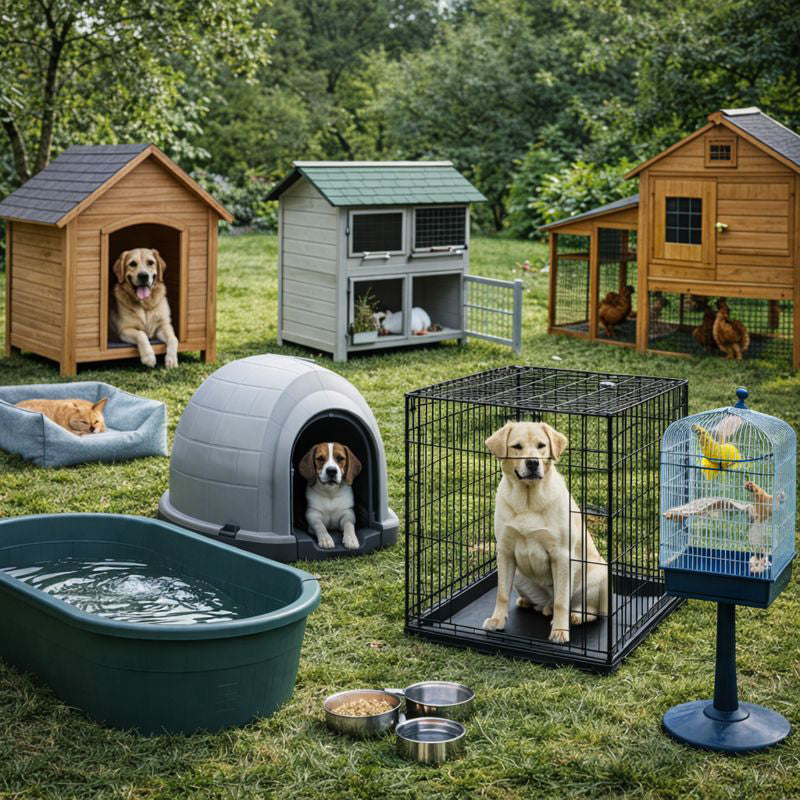 Cucce e Gabbie per Animali Domestici e da Allevamento