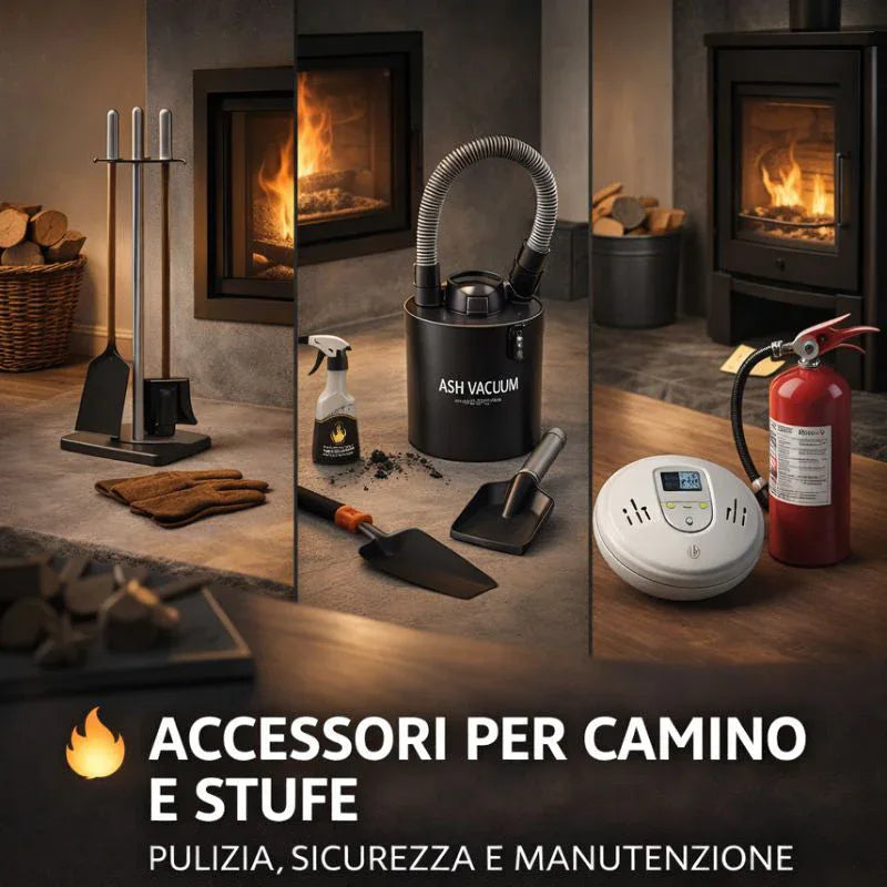 Accessori per Camino e Stufe Pulizia, Sicurezza e Manutenzione