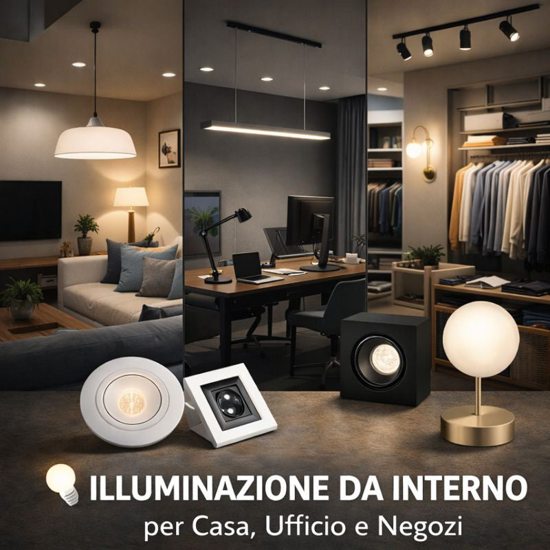 Illuminazione da Interno per Casa, Ufficio e Negozi