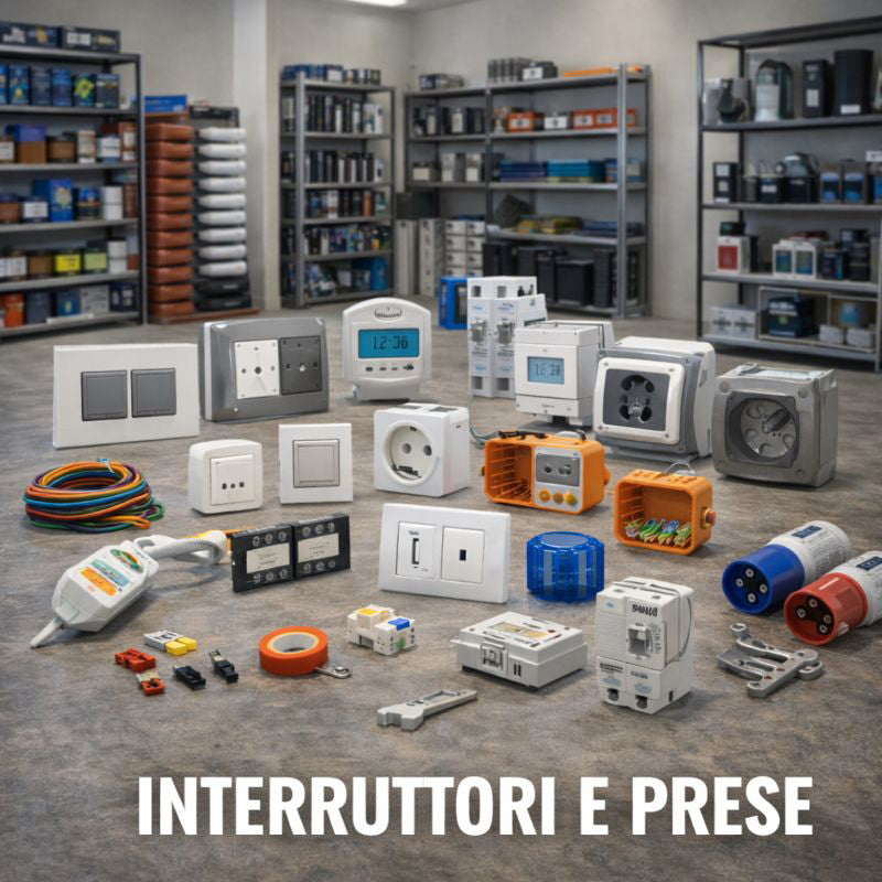 Interruttori e Prese per Impianti Elettrici Civili