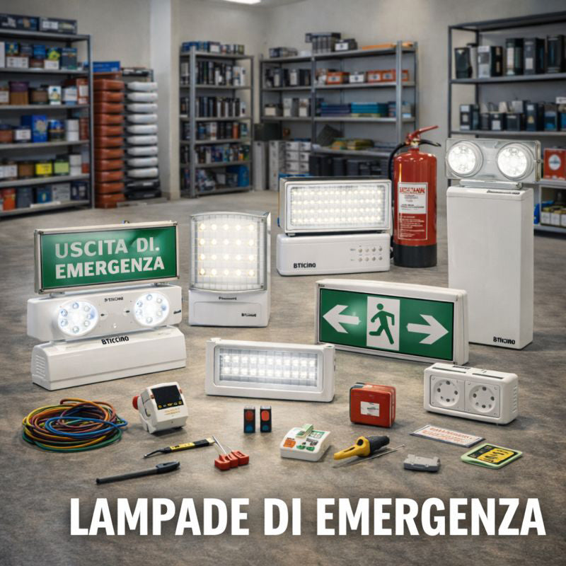 Lampade di Emergenza per Impianti Elettrici Civili e Professionali