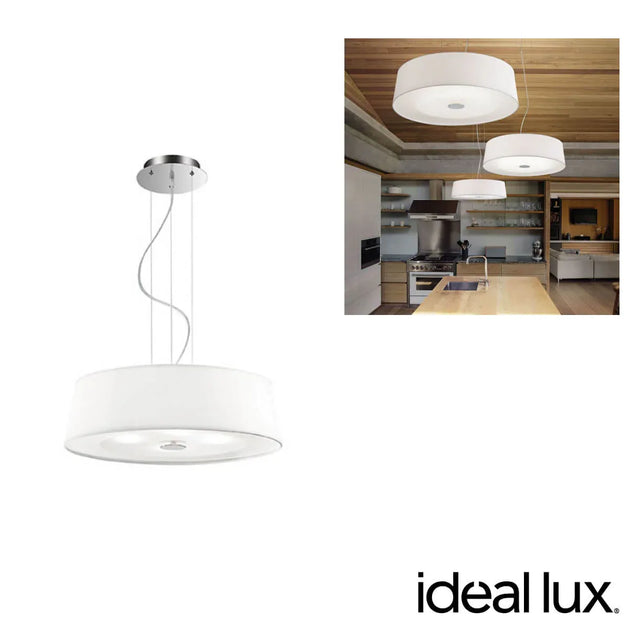 075501 Sospensione Hilton Sp4 Round Ideal Lux - ElettroMarket