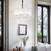 035826 Lampada da sospensione linea Swan 6xE14 finitura bianco Ideal Lux - ElettroMarket