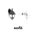 160/06 Applique Nano 1xE27 nero Sovil - ElettroMarket