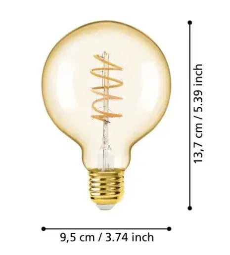 110081 Lampadina diametro 95mm attacco E27 4 watt Eglo - ElettroMarket