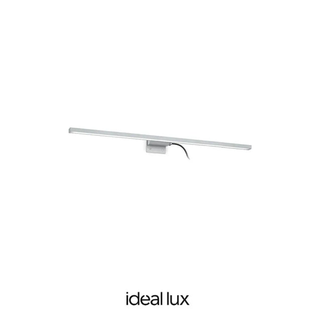 136561 Lampada da parete linea Edgar AP84 finitura alluminio Ideal Lux - ElettroMarket