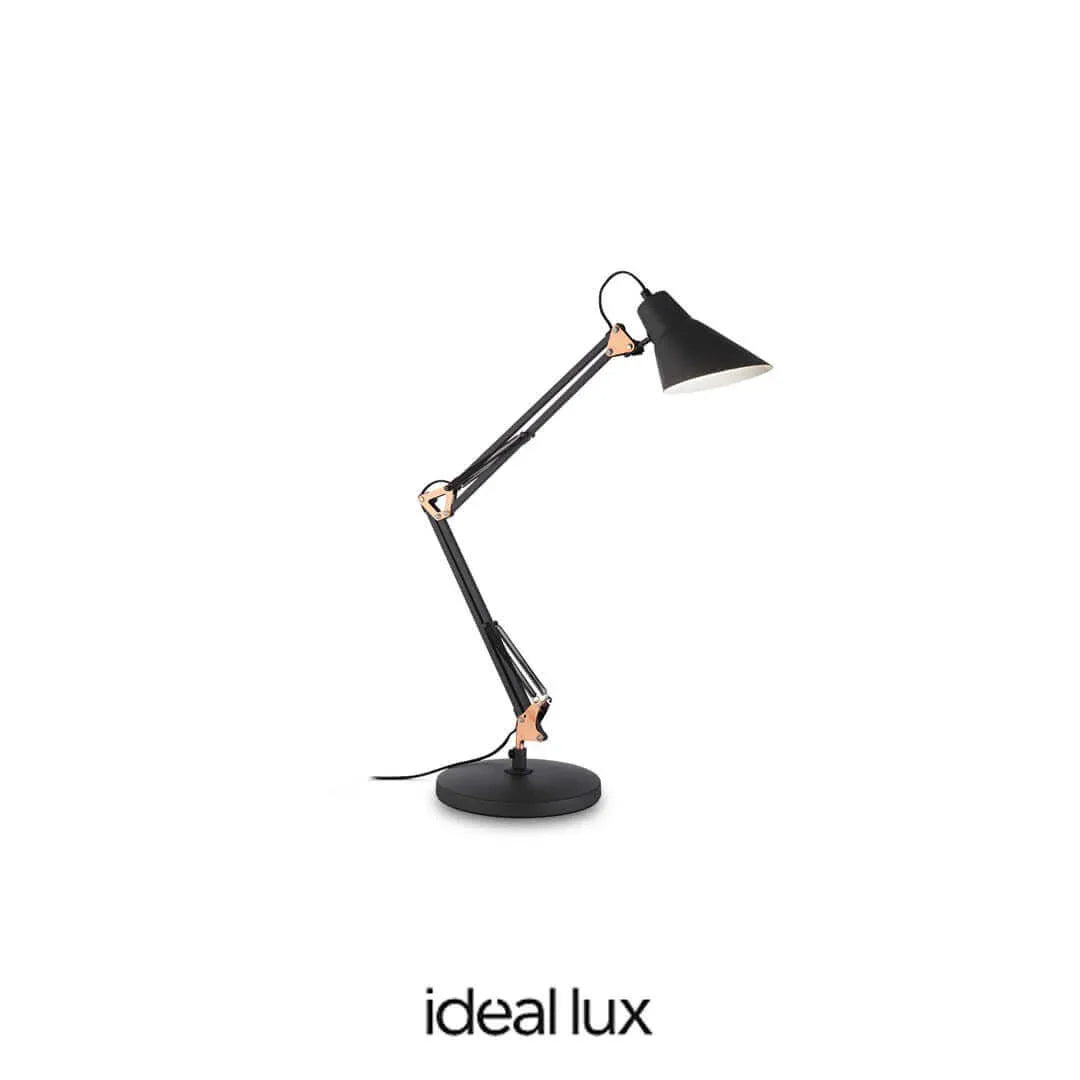 061160 lampada da tavolo sally tl1 nero rame Ideal Lux - ElettroMarket