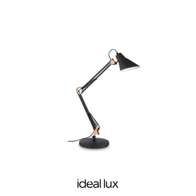 061160 lampada da tavolo sally tl1 nero rame Ideal Lux - ElettroMarket