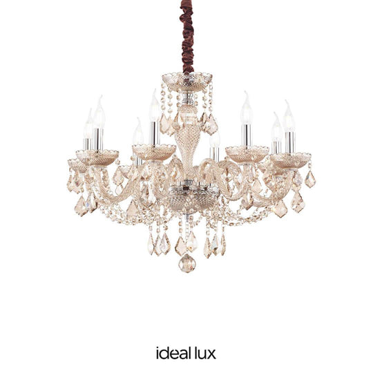 166889 Lampada a sospensione linea Rose sp8 8xE14 Ideal lux - ElettroMarket